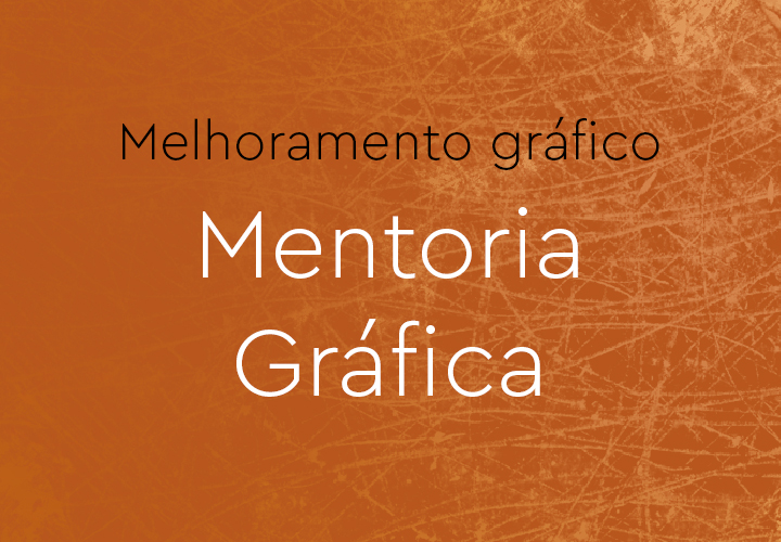 Mentoria em melhoramento gráfico de imagem de marca ou material de divulgação